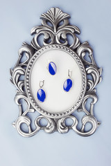 Woman's Jewellery. jewelry on vintage frame