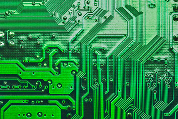 Background image texture of Motherboard digital microchips