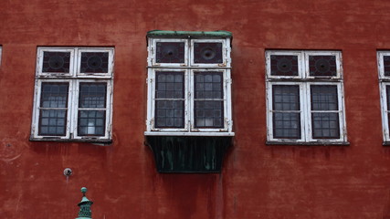 Fototapeta na wymiar Copenhagen Nihavn House Colors