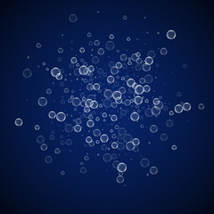 Soap bubbles abstract background. Blowing bubbles 