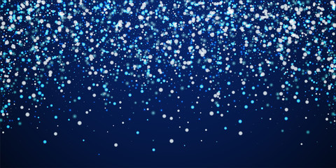Beautiful falling snow Christmas background. Subtl