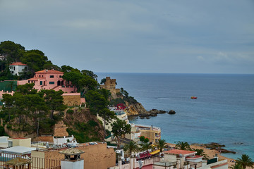 Naklejka premium Lloret de Mar in Costa Brava, Catalonia.