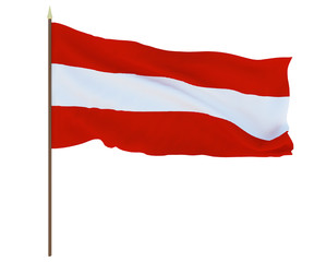 Fototapeta na wymiar National flag of Austria. Background for editors and designers. National holiday,