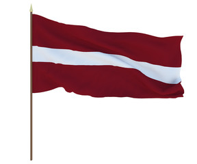 Fototapeta na wymiar 20. National Flag of Latvia. Background for editors and designers. National holiday
