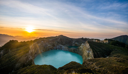 Kelimutu, Volcan en Flores, Indonesia