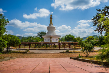 Palau Novella, Buddha temple in Garraf, Catalonia.