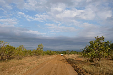 wonderful african nature Travel by car Tanzania