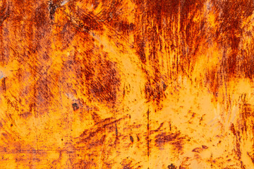 Rusty corroded plate
