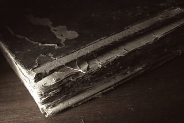 Old Book Close-Up
