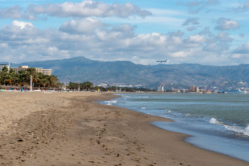 Airplane heading for Malaga