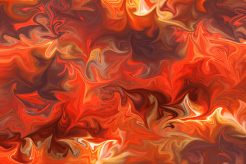 Thanksgiving background, bright colorful abstract texture. Hot fiery orange yellow background.