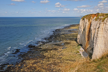 Le scogliere e le spiagge di Etretat - Normandia, Francia