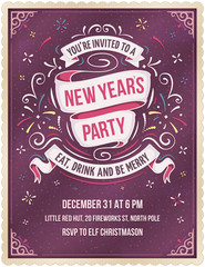 New Year's Party Invitation
