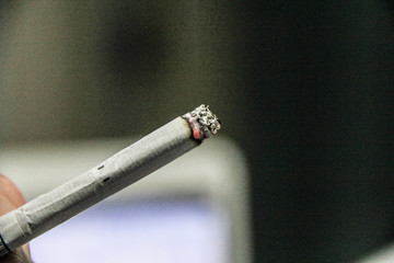 cigarette in an ashtray