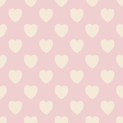 Scratched texture. Old paint background. Seamless cute pattern for decor. Beige and pink. Childhood.