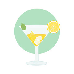 Fruchtcocktail Zitrone