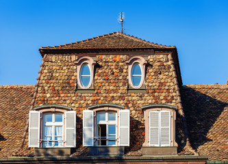 Old traditional houses in Strasbourg