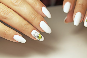 Beautiful manicure design