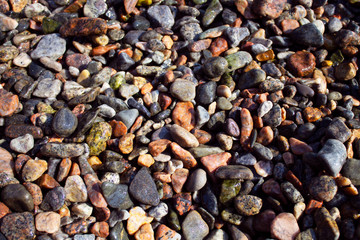 background of sea stones
