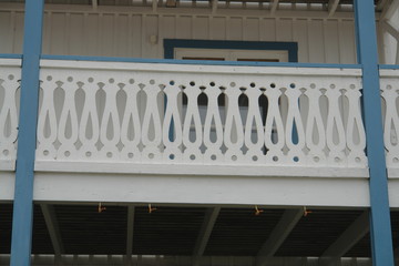 balcony wood pattern