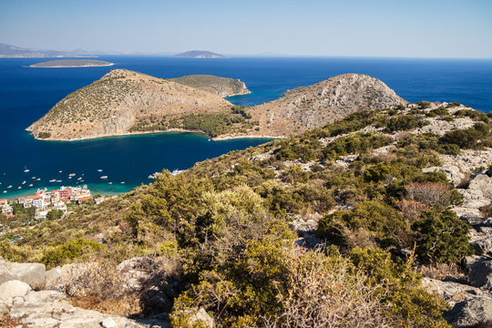 Panoramablick auf das Meer
