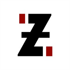 z, izi, zi initials letter company logo