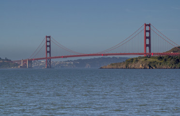 Golden Gate Bridge vom Wasser aus