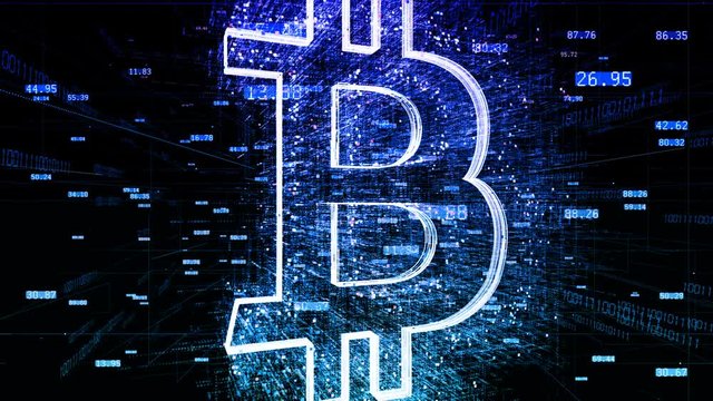 4k BTC symbol,Cripto currency bitcoin,encryption currency,financial digital data wall,business tech number,stock,complexity and data flood of modern digital age,Global internet worldwide.