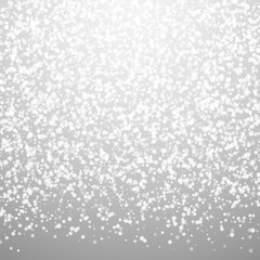 Amazing falling snow Christmas background. Subtle 