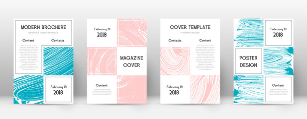 Cover page design template. Business brochure layo