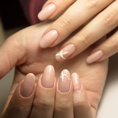 Beautiful manicure design