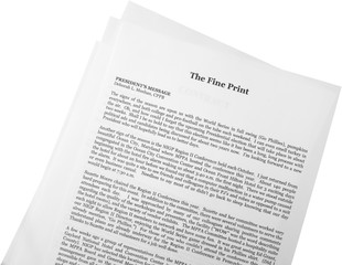 Obraz premium Fine Print Close-up - Isolated