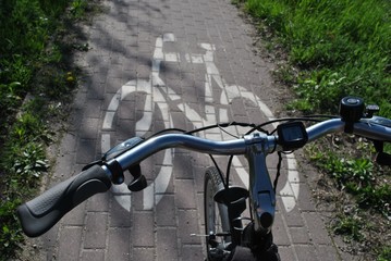 Fototapeta na wymiar Przejażdżka rowerem