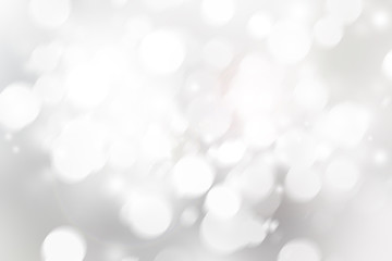 white blur abstract background. bokeh christmas blurred beautiful shiny Christmas lights