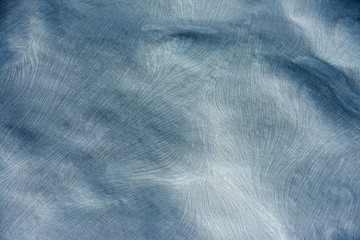 Aerial image showing the moving ice of the ice cap of the Jostedalsbreen glacier shaped by the powers of nature, Norway
