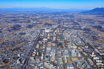 つくば学園都市上空／空撮