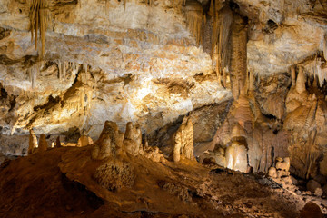 Fototapeta na wymiar Lipa Cave ( Lipska pecina) in Cetinje, Montenegro, Kotor