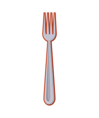 kitchen fork isolated icon