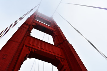 Golden Gate Bridge - San Francisco, California - obrazy, fototapety, plakaty