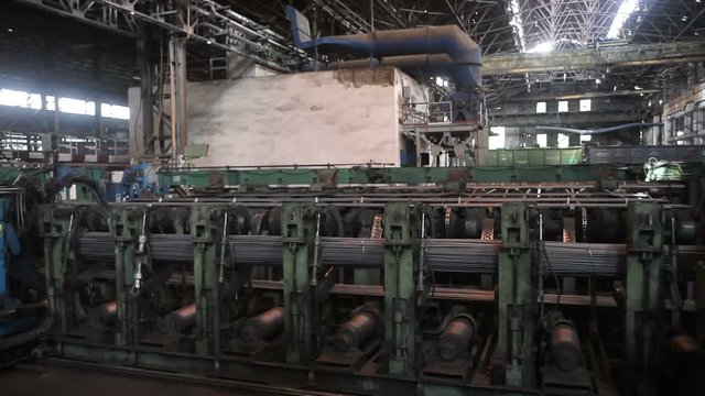 Stainless steel wire in factory