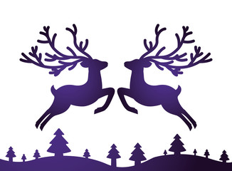 deer card decoration