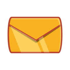 envelope mail isolated icon
