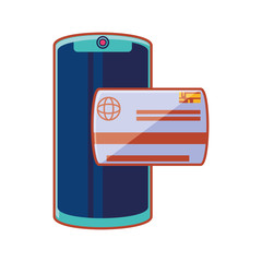 smartphone with credit card
