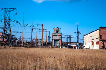 Fototapeta na wymiar Abandoned Industrial Area