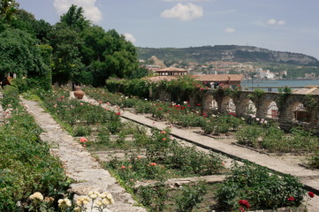 Large Botanical garden in Balchik. Bulgaria