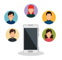 social media communication and smartphone technology