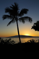 Lanai sunset from Maui