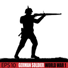 German WW1 German Solider.