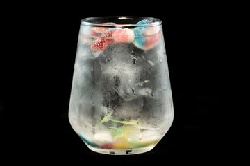 Gin and Tonic with jelly beans