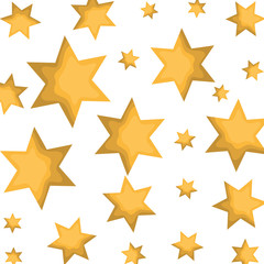 golden star pattern isolated icon